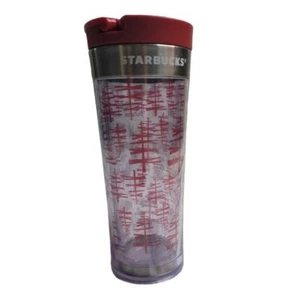 3083 Starbucks 2012 Red Trees Holiday Travel Tumbler 12oz - Imagen 1 de 3