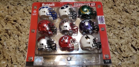 MOUNTAIN WEST 9 TEAM POCKET PRO HELMET SET RIDDELL Cover