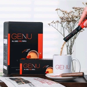 Genu Stevia Protein Coffee, Zero Sugar, Vegan Protein - Picture 1 of 3