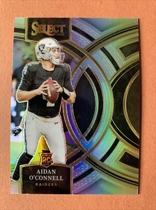 Tarjeta de novato Aidan O’Connell RC 2023 Select Premier Level Silver Prizm #163 - Imagen 1 de 2