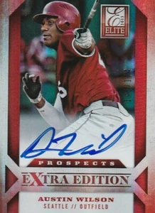 2013 Panini Elite Prospects Austin Wilson Seattle Mariners Autograph Auto Card - Picture 1 of 1