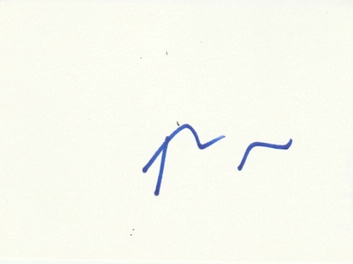 TONY GILROY   AUTOGRAPH  SIGNED  AUTOGRAPH ALBUM PAGE  (ANDOR) 55 - Image 1 of 1