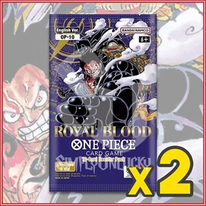 JUEGO DE CARTAS ONE PIECE: Royal Blood 2 Pack Booster Versión Inglés - Imagen 1 de 2