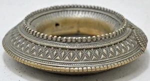 Ancien Laiton Tribal Large Taille Bracelet Bijoux Original Très Fin Gravé - Picture 1 of 6