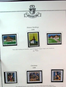 Liechtenstein Stamp Scott# 1129-1131,1132-1134 Mint in Mount 1998 L644 - Bild 1 von 1
