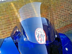 MOTORCYCLE FAIRING SCREEN EXTENDER,WIND DEFLECTOR,LARGE SIZE,AS USED AT I.O.M TT - Picture 1 of 6