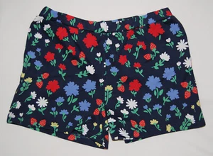 NWT The Beaufort Bonnet Co Girls Blue Vintage Blooms Shipley Shorts sz 12 - Picture 1 of 6