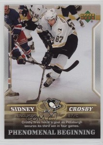 2005-06 Upper Deck Phenomenal Beginning Sidney Crosby #8 Rookie RC