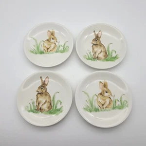 "Juego de 4 platos de pan de conejo Maxcera Spring Collection 6"" conejos" - Imagen 1 de 8