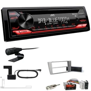 JVC KD-DB622BT DAB inkl Antenne Bluetooth für Jaguar X-Type ab 2002 anthrazit - Bild 1 von 5