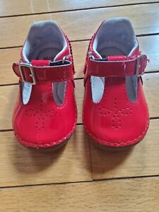 Stride Rite - Lacquered Red Shoes - Baby Girl - Size 3.5