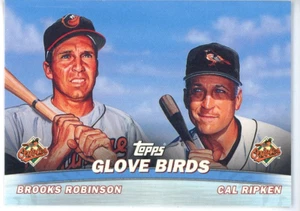 2001 Topps Combos Insert #TC3 GLOVE BIRDS ROBINSON/RIPKEN - Picture 1 of 2