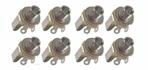 (8 PACK) SWITCHCRAFT 12B 1/4" TRS / Stereo Panel Mount Jack - Open Circuit - Picture 1 of 3