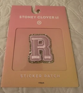 Stoney Clover Lane x Target Letter “R” Glitter Sticker Patch Sealed - NEW - Picture 1 of 2