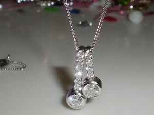 EVER US 14K White Gold 1ct Round-Cut Diamond Necklace ๐ $ 2,699 ๐ KAY Jeweler - Picture 1 of 24