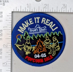 BSA Popcorn Sale Patch Trail's End MAKE IT REAL! 2004 - 2005 Boy Scouts - Picture 1 of 2