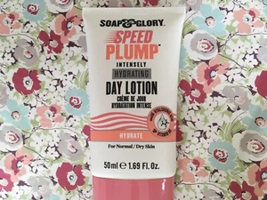 Wunderschön ●✿ SOAP AND & GLORY ●✿ SPEED PLUMP ~ FEUCHTIGKEITSSPENDENDE TAGESLOTION CREME ●✿ - Bild 1 von 5