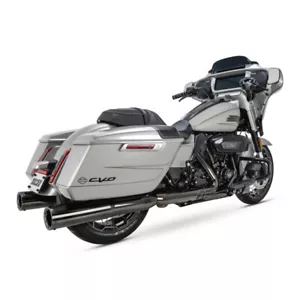 Vance and Hines Hi-Output Slip-On Exhaust Dark Chrome for HD CVO/Touring 17-23 - Picture 1 of 4