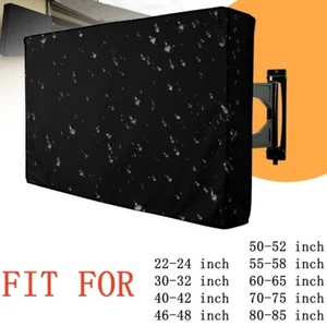 22-85 Inch TV Cover Dustproof Waterproof Outdoor Patio Television Protector Case - Picture 1 of 14