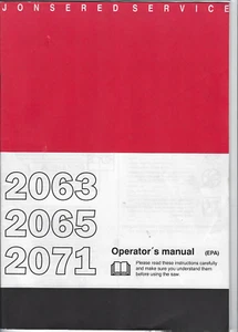 Jonsered Säge Bedienungsanleitung - Bild 1 von 2