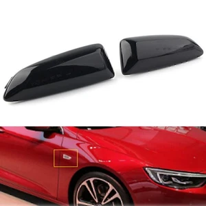 Black Dynamic Amber LED Front Side Marker Light For Opel Astra J K Crossland - Picture 1 of 10