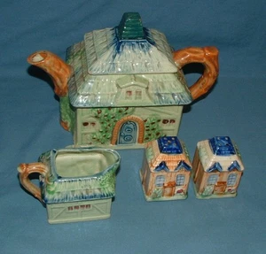 VINTAGE WINDMÜHLE NEUHEIT TEEKANNE, SAHNEKÄNNCHEN, VERSAND & VERPACKUNG - JAPAN - 50ER JAHRE - GEBRAUCHT - Bild 1 von 16