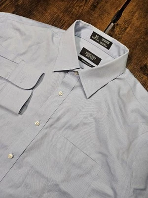 Camisa de vestir Nordstrom para hombre tienda 16,5-33 azul calce tradicional cuidado inteligente Foto 1 de 4