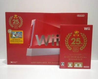 Nintendo Wii 25th Anniversary Edition Red Console Super Mario Bros. Special Pack - Image 1 of 4