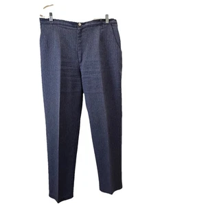 Vintage 80s Levi Strauss Bend Over Pants Women Size 16 Blue Trousers Made In USA - Picture 1 of 14