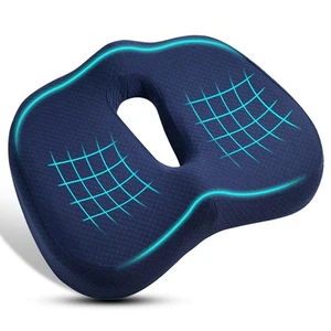 Ainiv Cuscino per Sedile Memory Foam Cuscino Sedia Ufficio Cuscino Ortopedico - Imagen 1 de 24