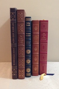 Easton Press Book Lot Of 5 Collectors Edition Leather Bound Books - Picture 1 of 5
