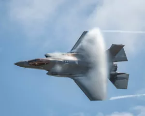 Poster fotografico primo piano F-35A squadra dimostrativa caccia jet stampa artistica - SCEGLI LA MISURA - Foto 1 di 1
