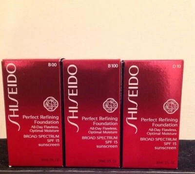 SHISEIDO.Perfect Refining Foundation Choose Your Color B oo- B Ioo - D 10 - 1 oz - Image 1 of 4