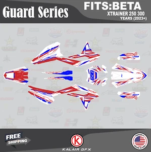 Graphics Kit for Beta Xtrainer 250 300 (2023+) Guard Series - Blue Shift - Bild 1 von 6