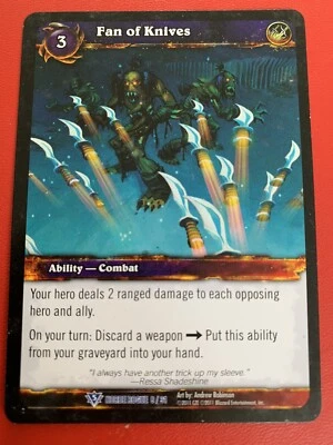 World of Warcraft (WOW) TCG - Fan of Knives - Image 1 of 2
