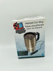 16oz Mug Heated Car  Stainless Steel Portable Cup Coffee Tea Auto Charger 12V