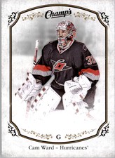 2015-16 Upper Deck Champ's Carolina Hurricanes Hockey Card #20 Cam Ward