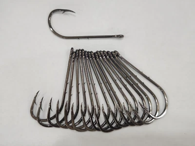 Ganchos de pesca desplazados 100 un. Ganchos con soporte para cebo Ganchos de pesca de caña larga para besugo Foto 1 de 3