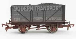 Dapol 4F-080-115 Moderner Mineraltransport 1210 8 Brettwagen gebraucht Spur D'Oo - Bild 1 von 8