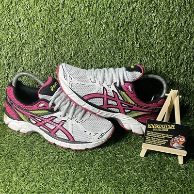 Asics T46TQ gel-chart Women's Pink/Silver Mix Running Sneaker Size 6uk us7 eu38  - Image 1 of 4