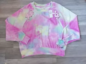 NWT Justice Girls Collection X Velour Sweatshirt Size 8 12 14 16 18 (B5) - Picture 1 of 1