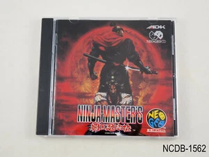 Ninja Masters Neo Geo CD Importación Japonesa Master's Neogeo ADK Japón JP Vendedor de EE. UU. - Imagen 1 de 5