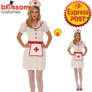 CA1070 Classic Nurse Hospital Medical Doctor Fancy Uniform Dress Hens Costume - Picture 1 of 3