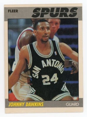 1987-88 Fleer - #27 Johnny Dawkins (RC) - Image 1 of 2