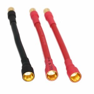 RC 8mm Female Banana to 6.5mm Male Bullet Motor BLDC Control ESC 10AWG 10CM wire