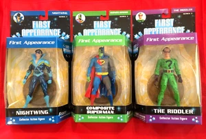 1ST APPEARANCE Series #3 NIGHTWING COMPOSITE SUPERMAN RIDDLER DC Direct figures - Picture 1 of 11