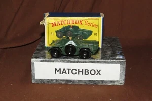 EXCELLENT Matchbox Series No. 61 Army Scout Car in original box - Picture 1 of 9
