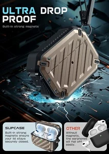 SUPCASE Staub-Stoßfest Ladeanschluss Cover Neu für AirPods Pro 2./1. Gen Case - Bild 1 von 49