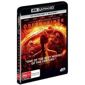 BRAND NEW Oppenheimer (4K UHD Blu-Ray, 2023) Movie Christopher Nolan - Picture 1 of 1