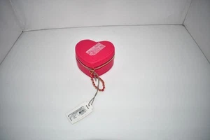 Heart Woven Travel Jewelry Organizer - A New Day | Compact Zipper Case with Comp - Picture 1 of 3